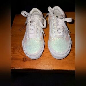 Vans Kids Glitter Sneakers - White
